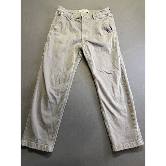Hollister Other - Hollister Straight Loose Pants Men's 31x30 (Measures 31x28) Light Gray Chino